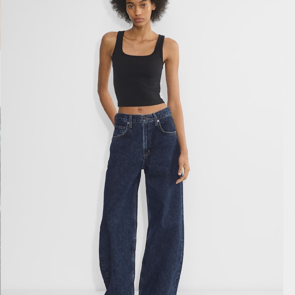 Women's agolde low curve Dark denim Jeans